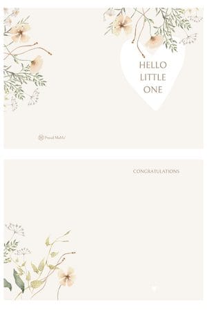 Greeting card | Hello Little one [ID-647]