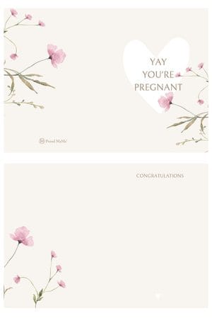 Greeting card | Yay you're pregnant [ID-649]