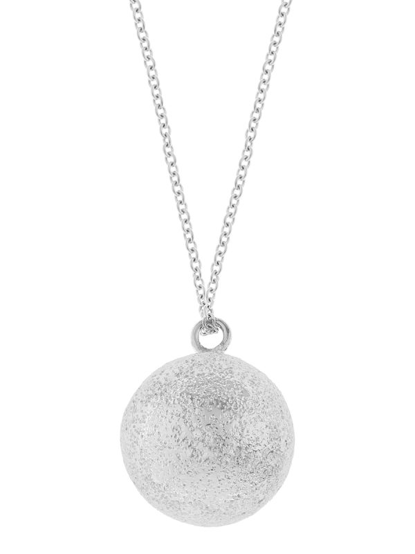 Luna silver | Bola zwangerschapsketting [ID-571]