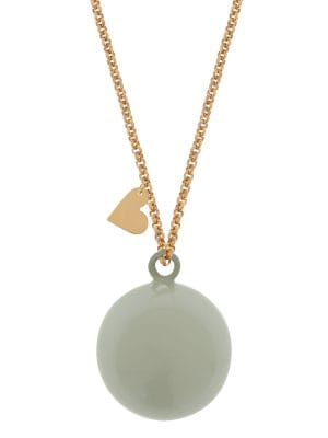 Féline grey/mint | Bola zwangerschapsketting [ID-595]