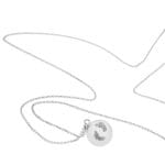 Eva baby feet silver | Bola zwangerschapsketting [ID-616] - Afbeelding 2