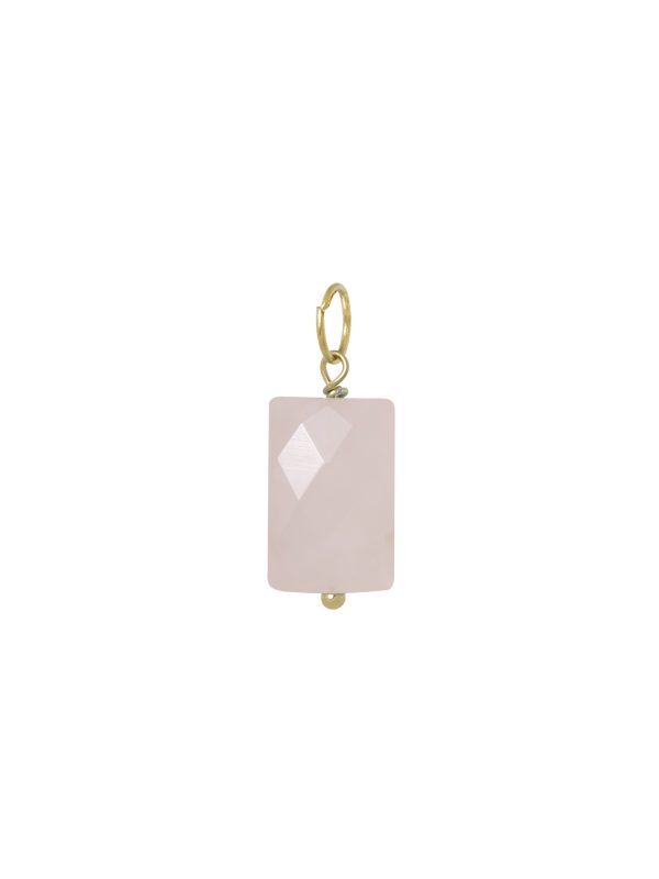 Nola | Charm [roze quartz facet] [ID-630]