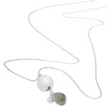 Linn moss agate | Bola zwangerschapsketting [ID-638] - Afbeelding 2