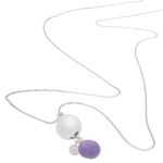 Linn amethyst | Bola zwangerschapsketting [ID-640] - Afbeelding 2