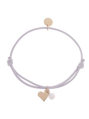 Armband Mea | heart/pink/purple/rose quarts [ID-590]