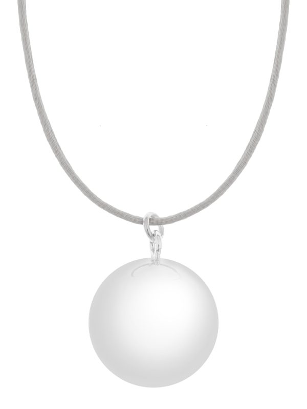 Sofie grey round | Bola zwangerschapsketting [ID-666]