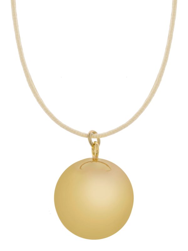 Sofie gold round | Bola zwangerschapsketting [ID-672]