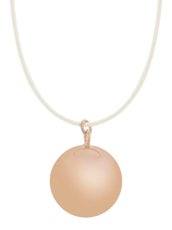 Sofie creme round | Bola zwangerschapsketting [ID-669]