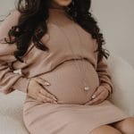 Eva baby feet gold | Bola zwangerschapsketting [ID-618] - Afbeelding 5