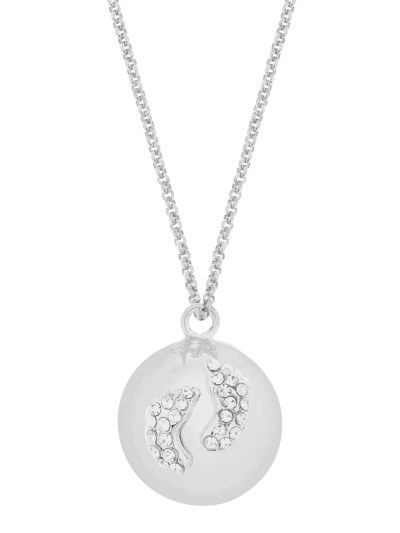 Eva baby feet silver | Bola zwangerschapsketting [ID-616]