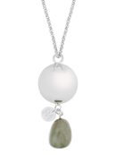Linn moss agate | Bola zwangerschapsketting [ID-638]