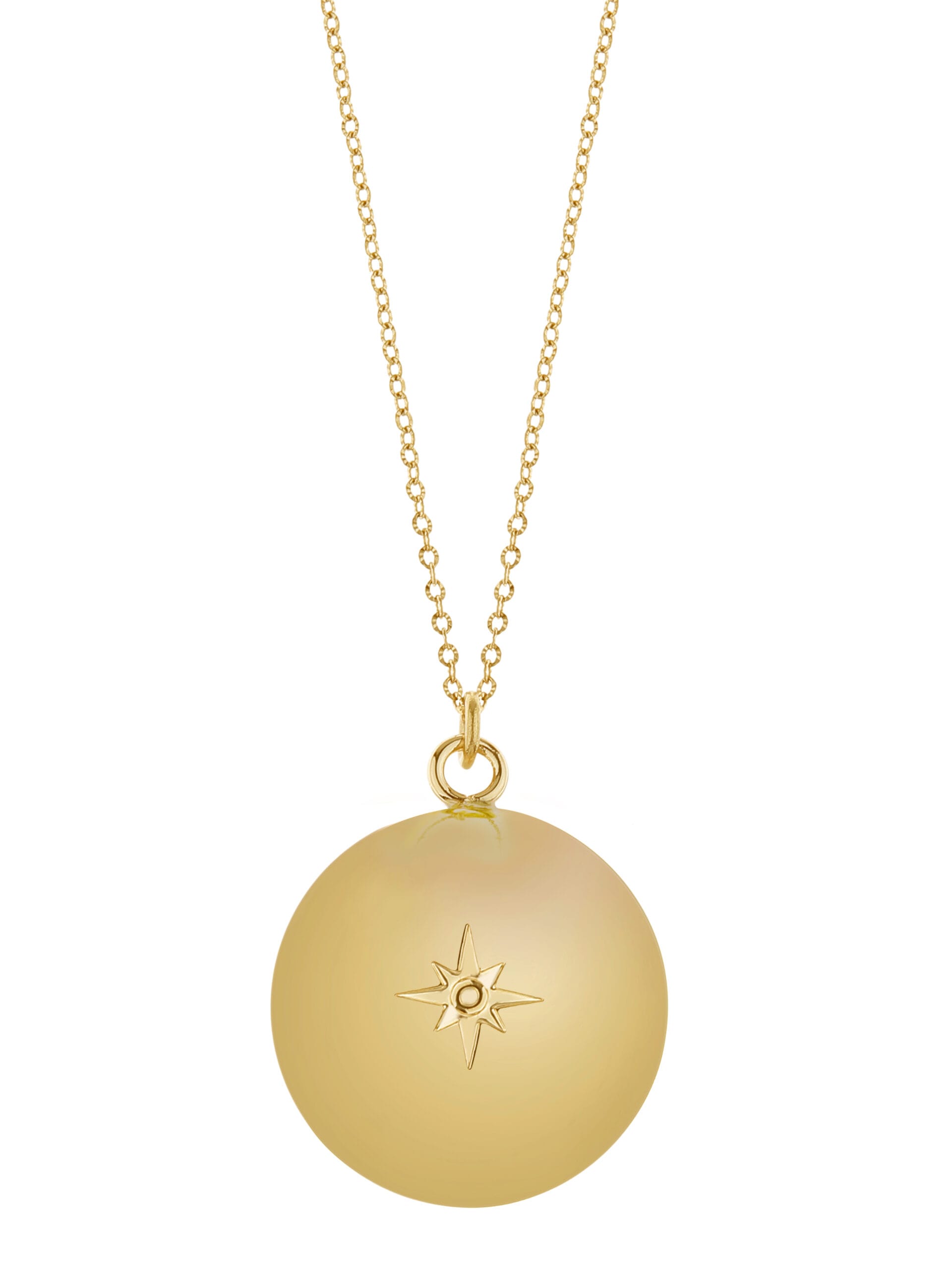 Holly rond gold | Bola zwangerschapsketting [ID-724]