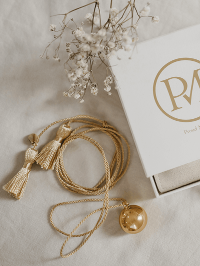 Anais gold | Bola zwangerschapsketting [ID-610]