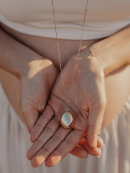 Nina gold | Bola zwangerschapsketting [ID-727]