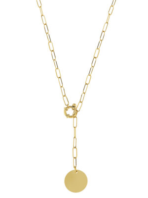 Grove schakelketting | INITIALEN | gegraveerde sieraden