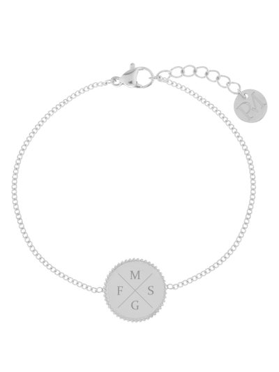 Armband rond | INITIALEN | gegraveerde sieraden