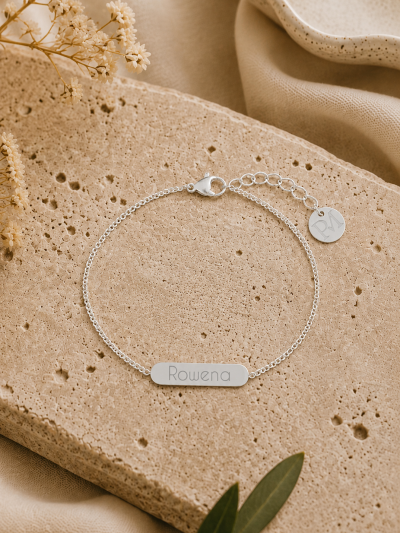 Armband bar - gegraveerde sieraden