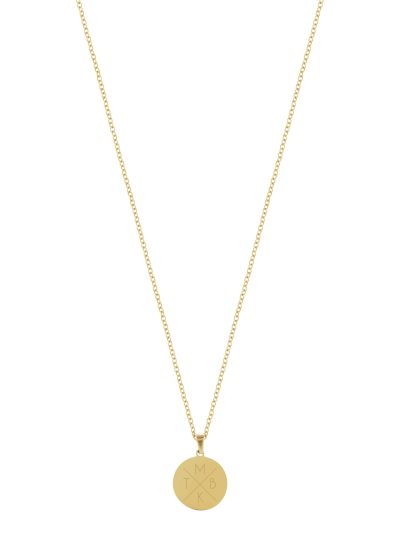 Ketting rond/hang bedel - gegraveerde sieraden