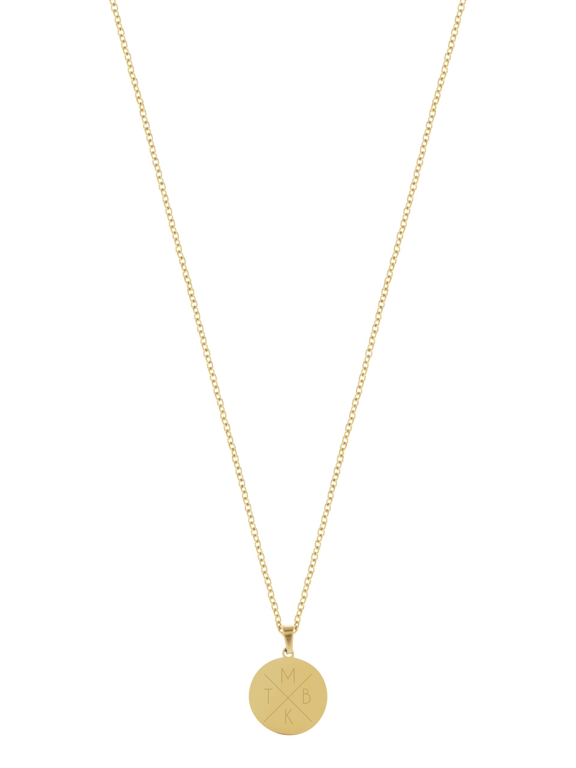 Ketting rond/hang bedel - gegraveerde sieraden