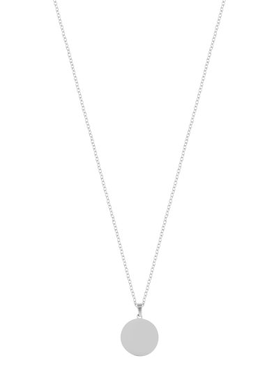 Ketting rond/hang bedel | INITIALEN | gegraveerde sieraden