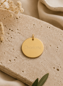 Losse bedel basis - gegraveerde sieraden