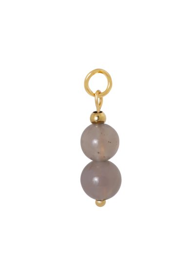 Nola | Charm [gray agate] [ID-794]