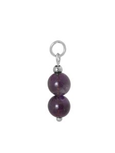 Nola | Charm [amethyst beads] [ID-789]