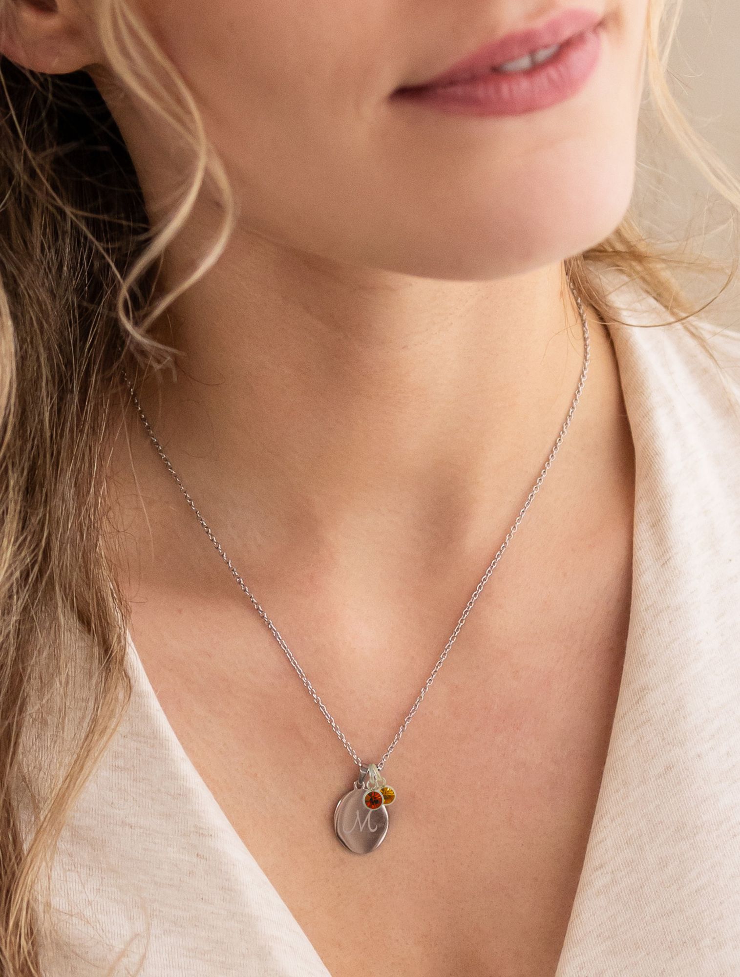 Charms geboortesteen | zilver